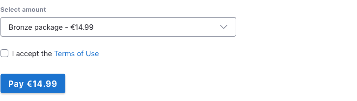 WP Full Pay - Check form example with extra fields