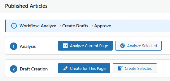 FreshRank bulk actions