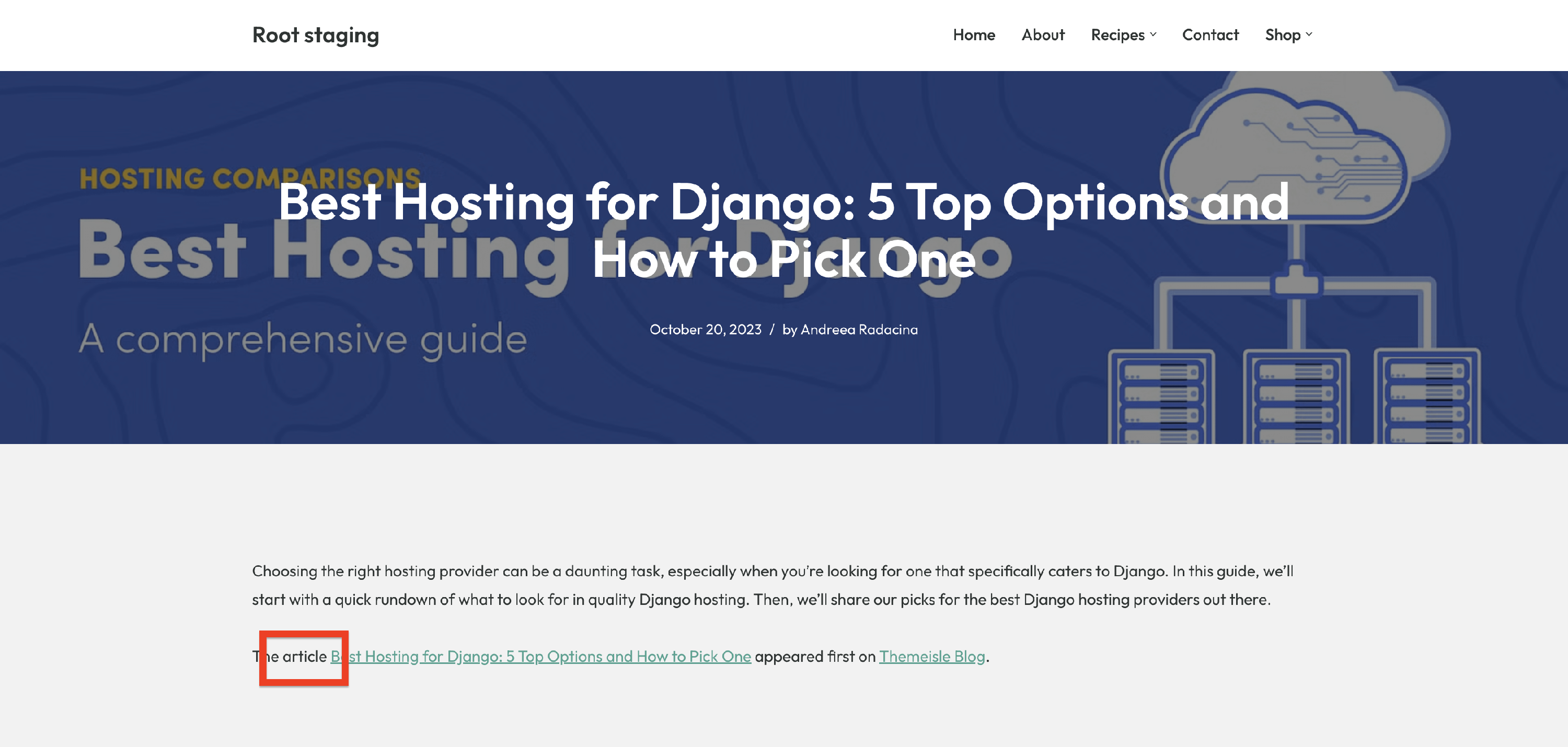 Replaced 'post' with 'article'