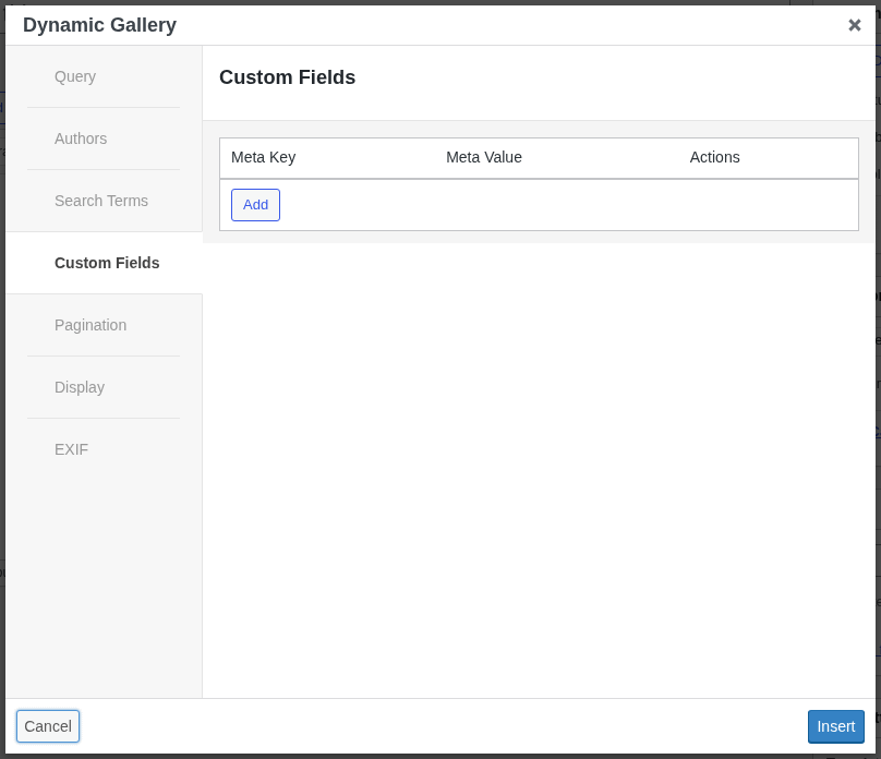 Media Library Organizer: Dynamic Galleries: Custom Fields: ACF Example