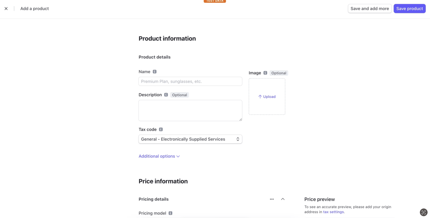 How to create products in Stripe