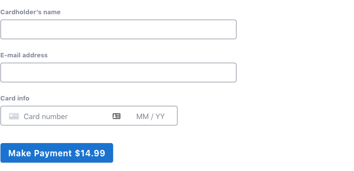 WP Full Pay - Inline form example