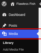 WordPress Admin Menu: Media