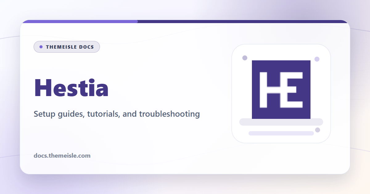 Hestia Documentation | Themeisle Docs