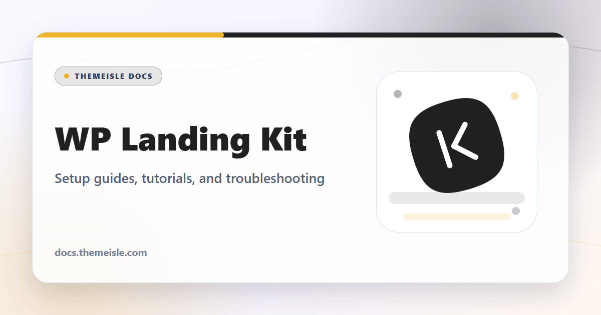 Requirements – WP Landing Kit | Themeisle Docs